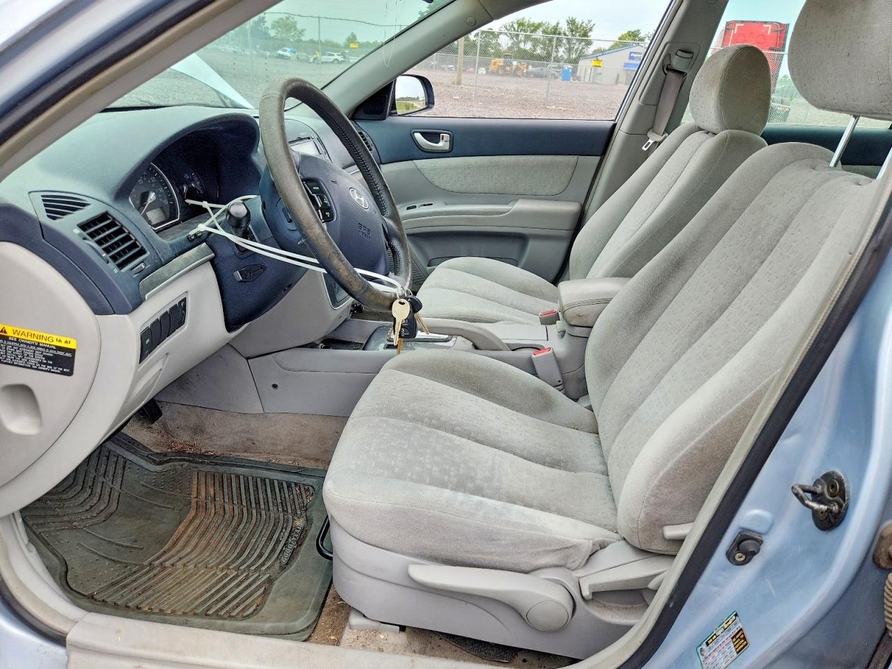 2007 Hyundai Sonata Se Blue vin: 5NPEU46F77H177784