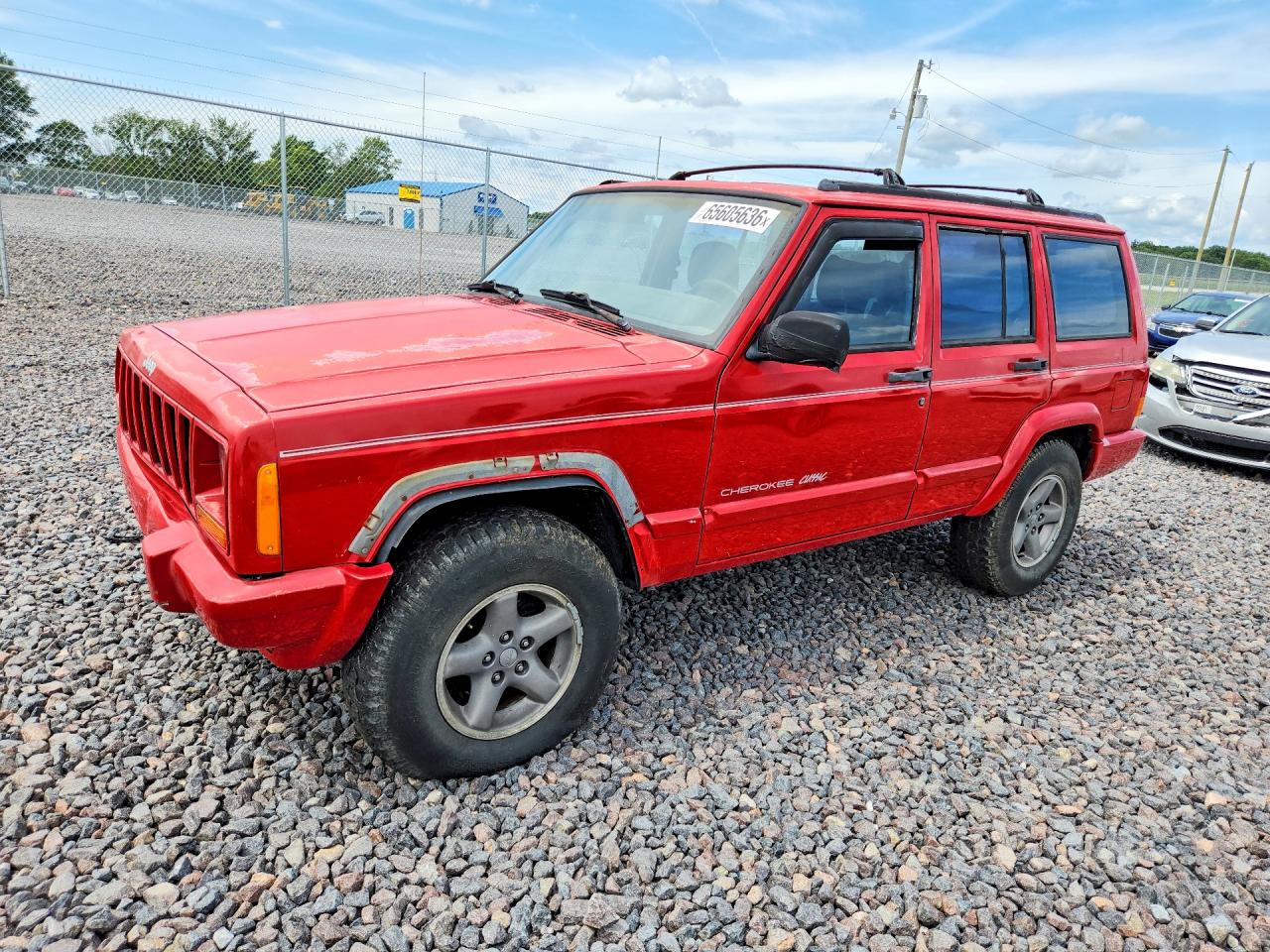 1998 Jeep Cherokee Sport Red vin: 1J4FT68S4WL212847