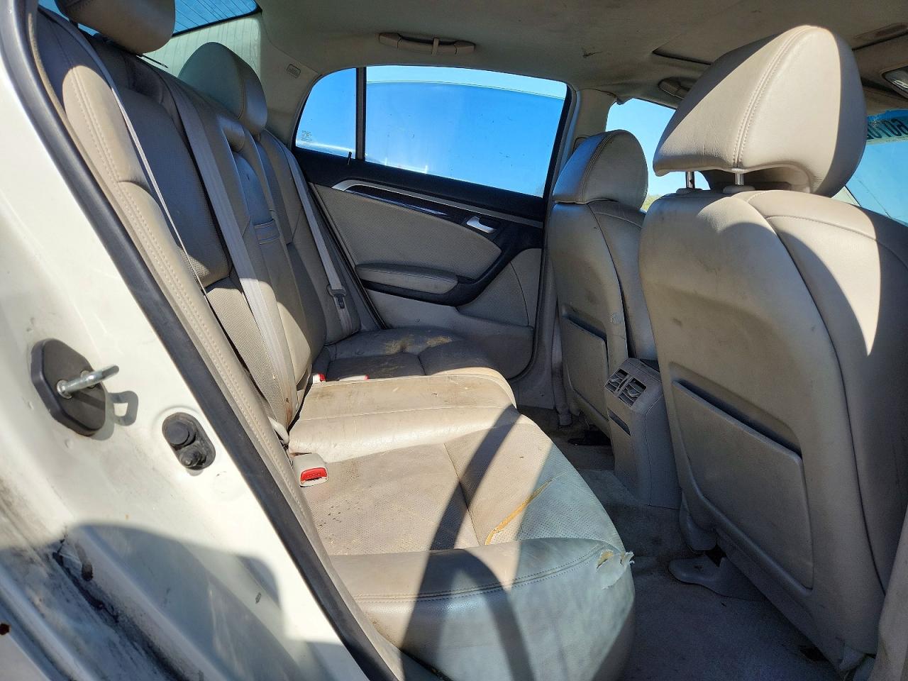 2007 Acura Tl White vin: 19UUA66297A043154