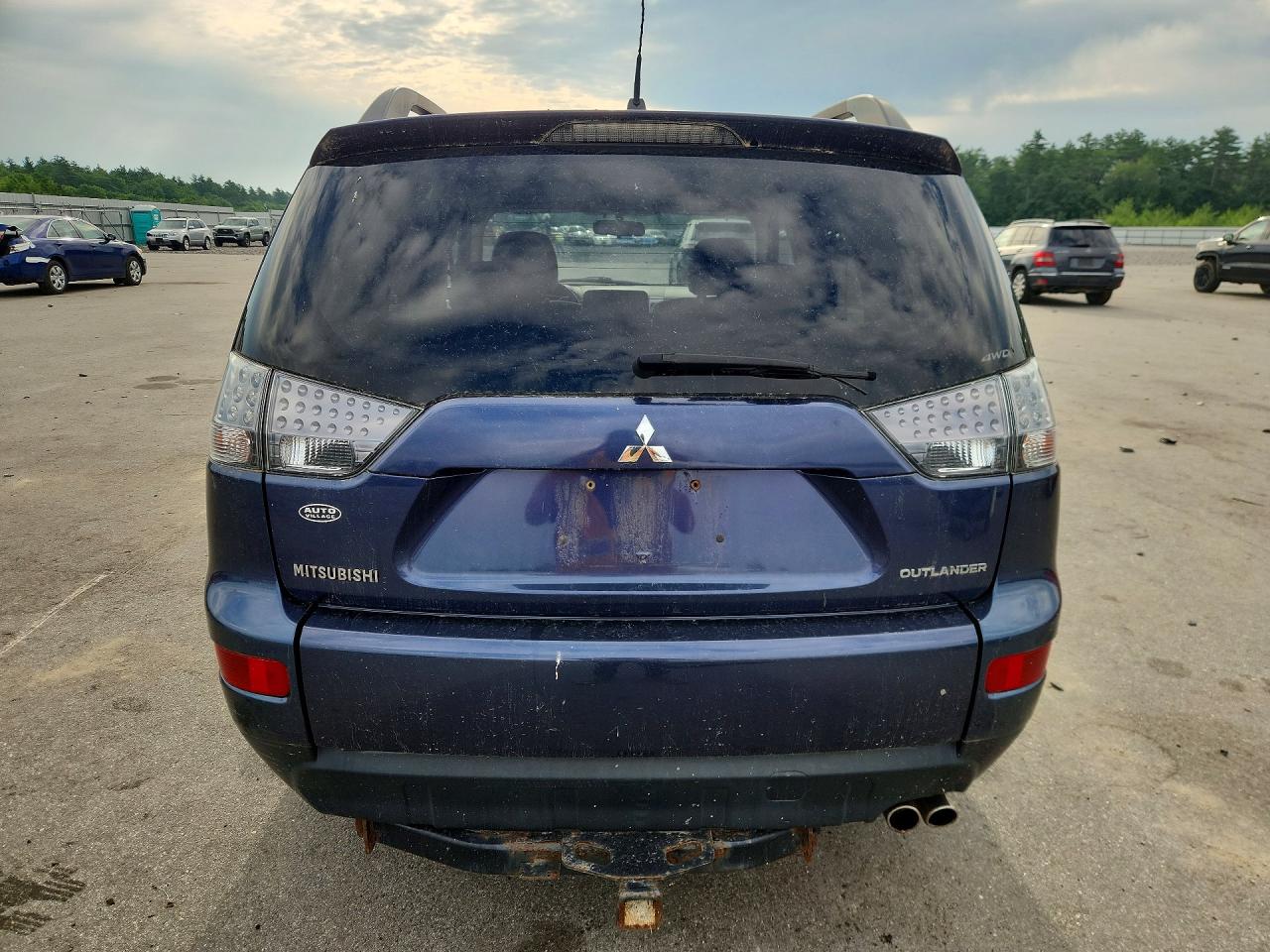 2007 Mitsubishi Outlander Ls Blue vin: JA4MT31X47U005222