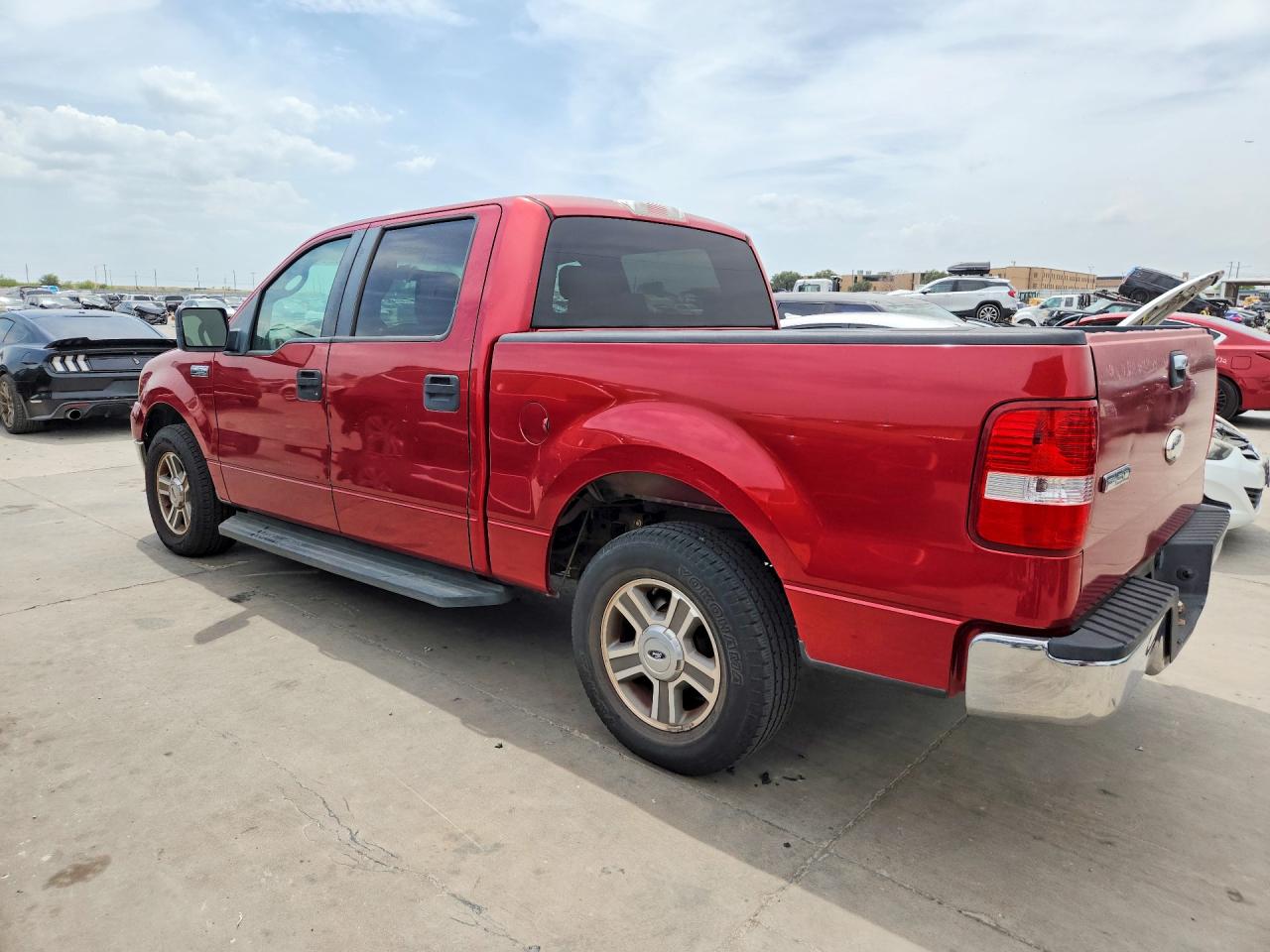 2008 Ford F150 Supercrew Красный vin: 1FTPW12V28FB95779