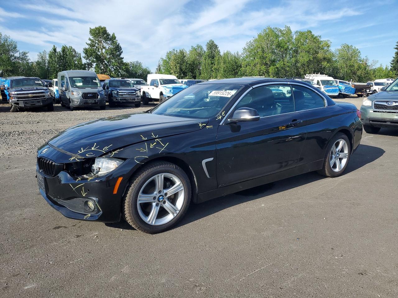 2015 Bmw 428 Xi Sulev Black vin: WBA3T1C50FP820495