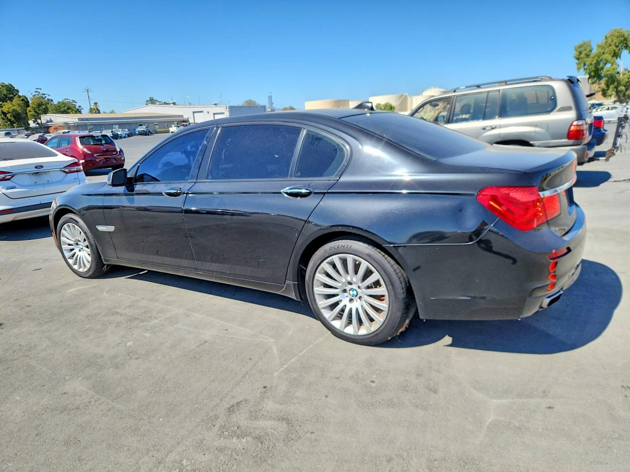 2011 Bmw 750 Li Черный vin: WBAKB8C55BCY65473
