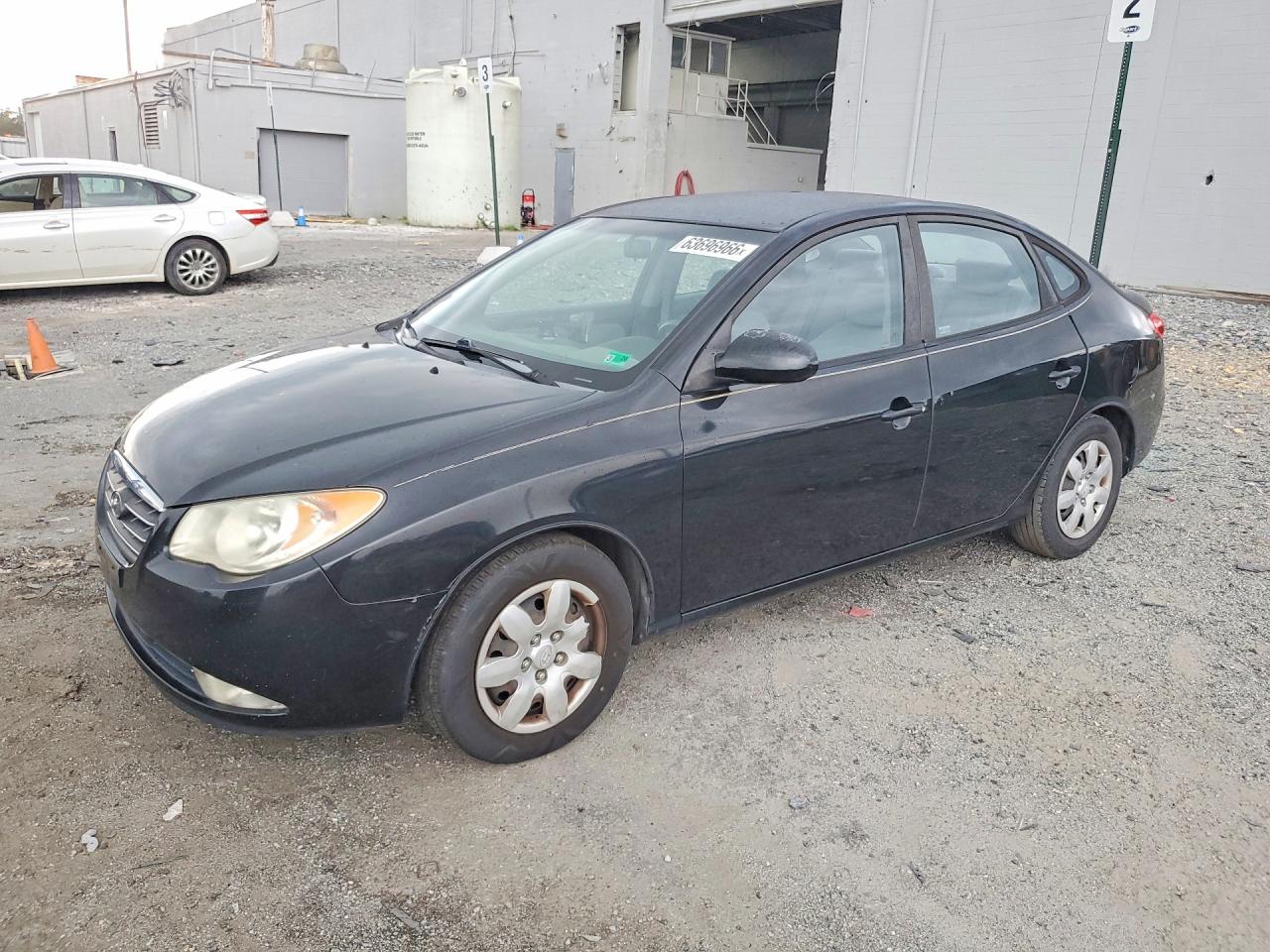 2008 Hyundai Elantra Gls Black vin: KMHDU46D88U566821