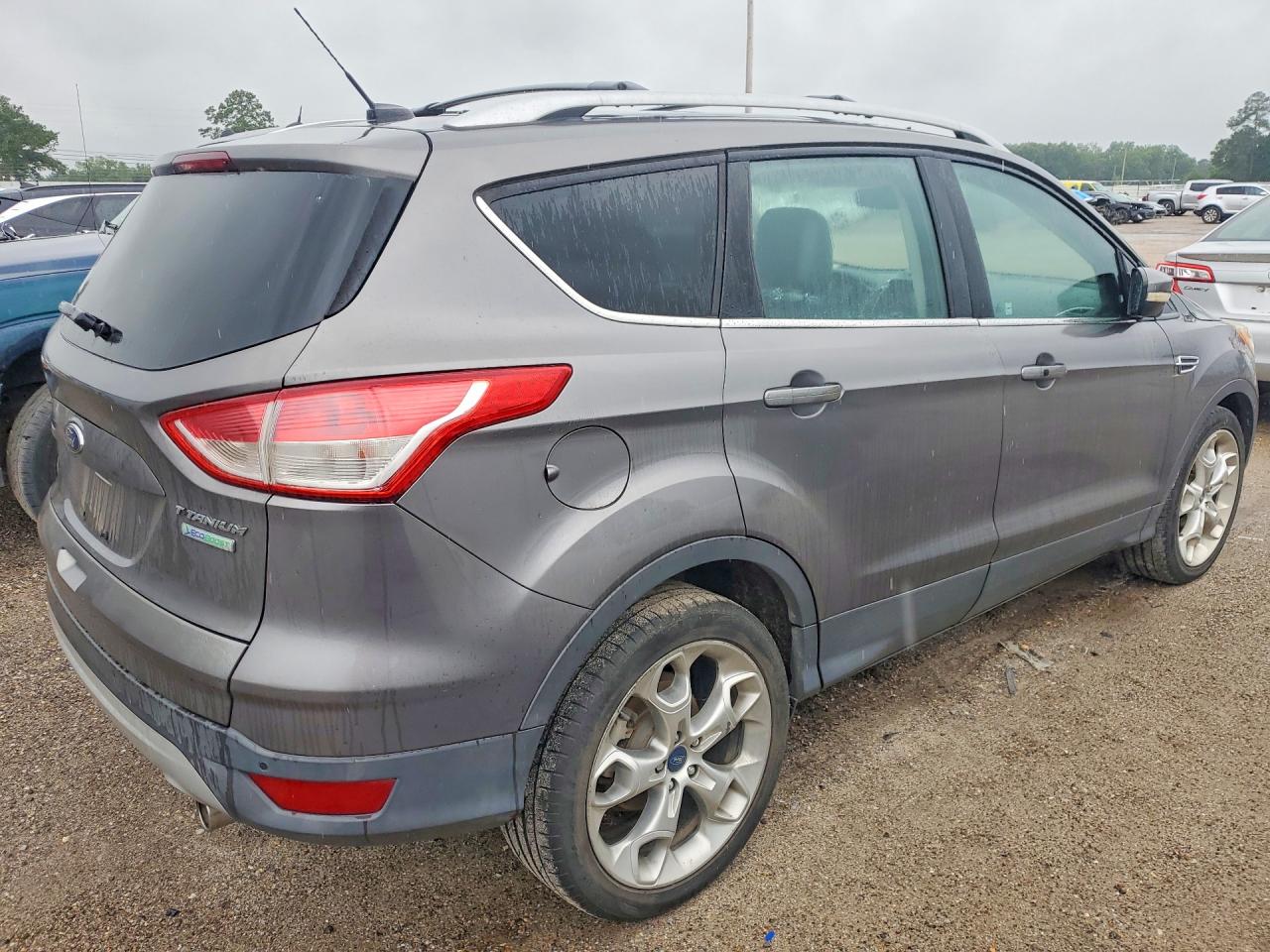 2013 Ford Escape Titanium Серый vin: 1FMCU0J91DUA70423