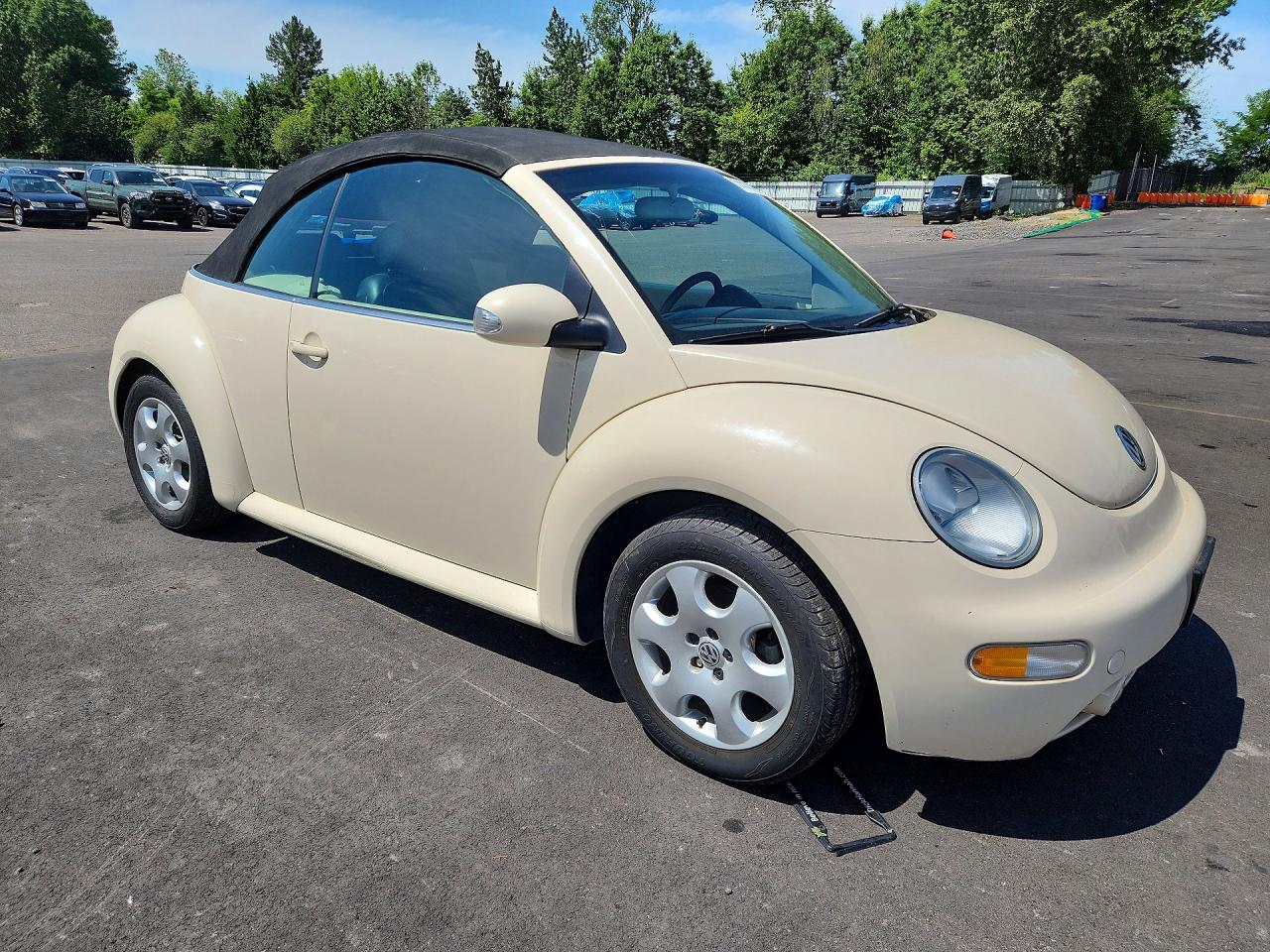 2003 Volkswagen New Beetle Gls Tan vin: 3VWCK21Y73M310121