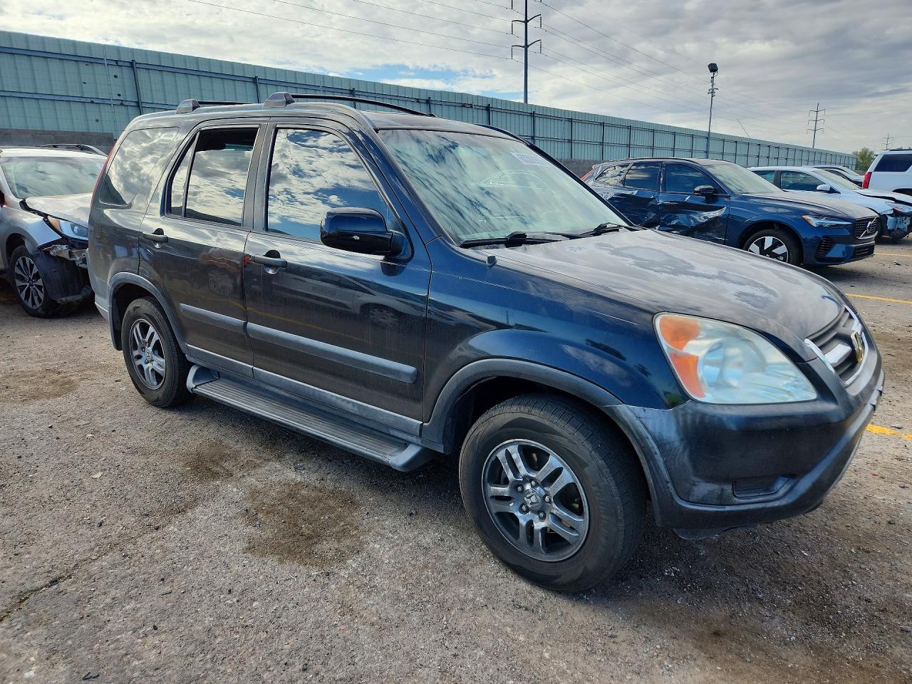 2004 Honda Cr-v Ex Black vin: JHLRD78804C023994