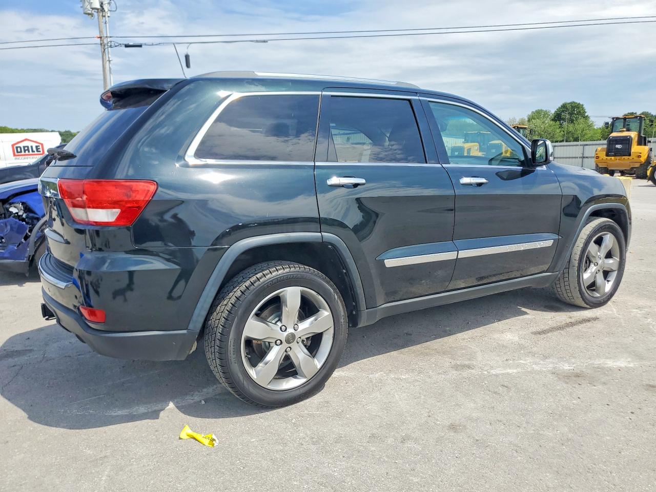 2013 Jeep Grand Cherokee Overland Green vin: 1C4RJFCTXDC619139