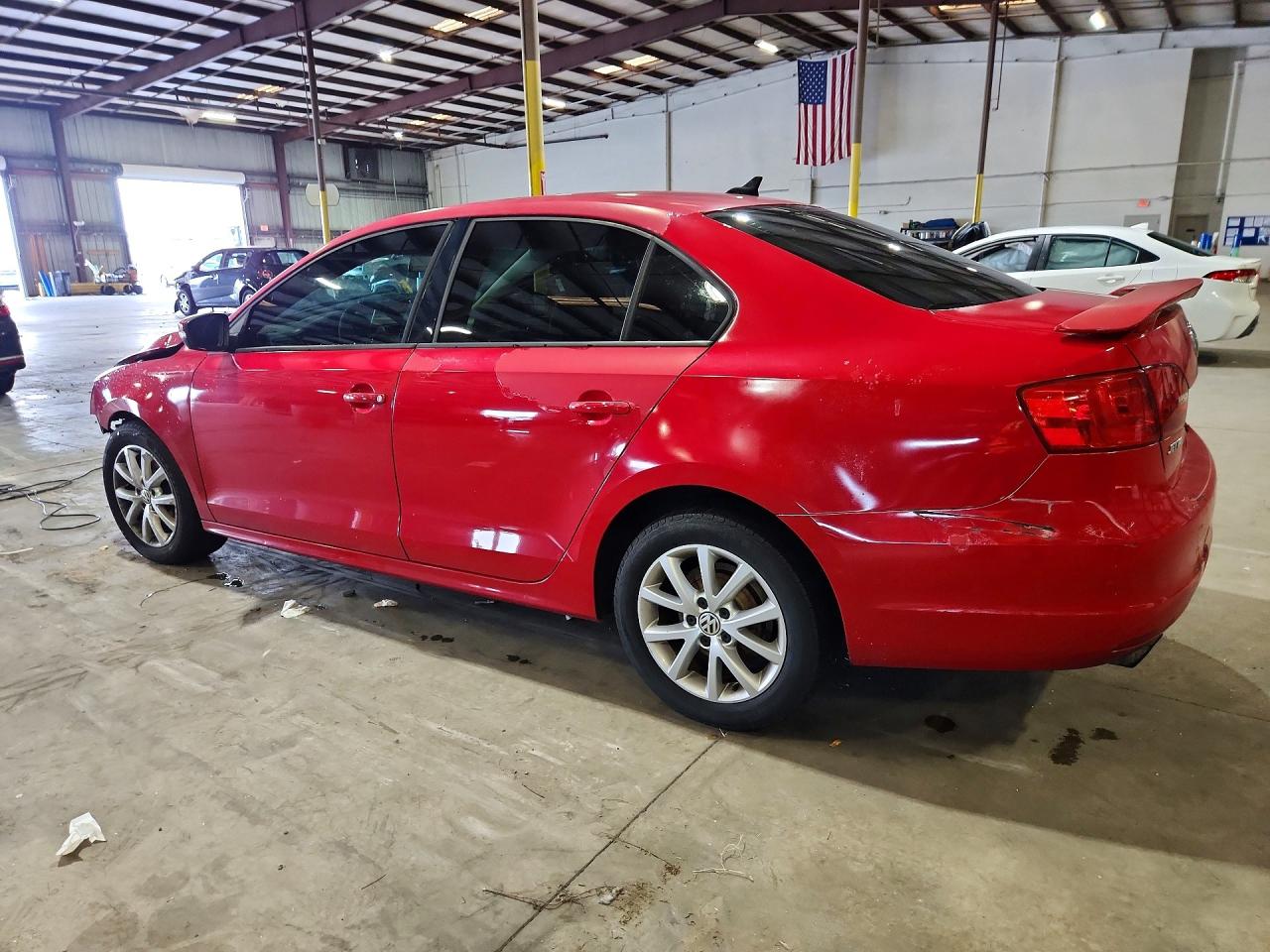 2011 Volkswagen Jetta Se Красный vin: 3VWDZ7AJ8BM400554