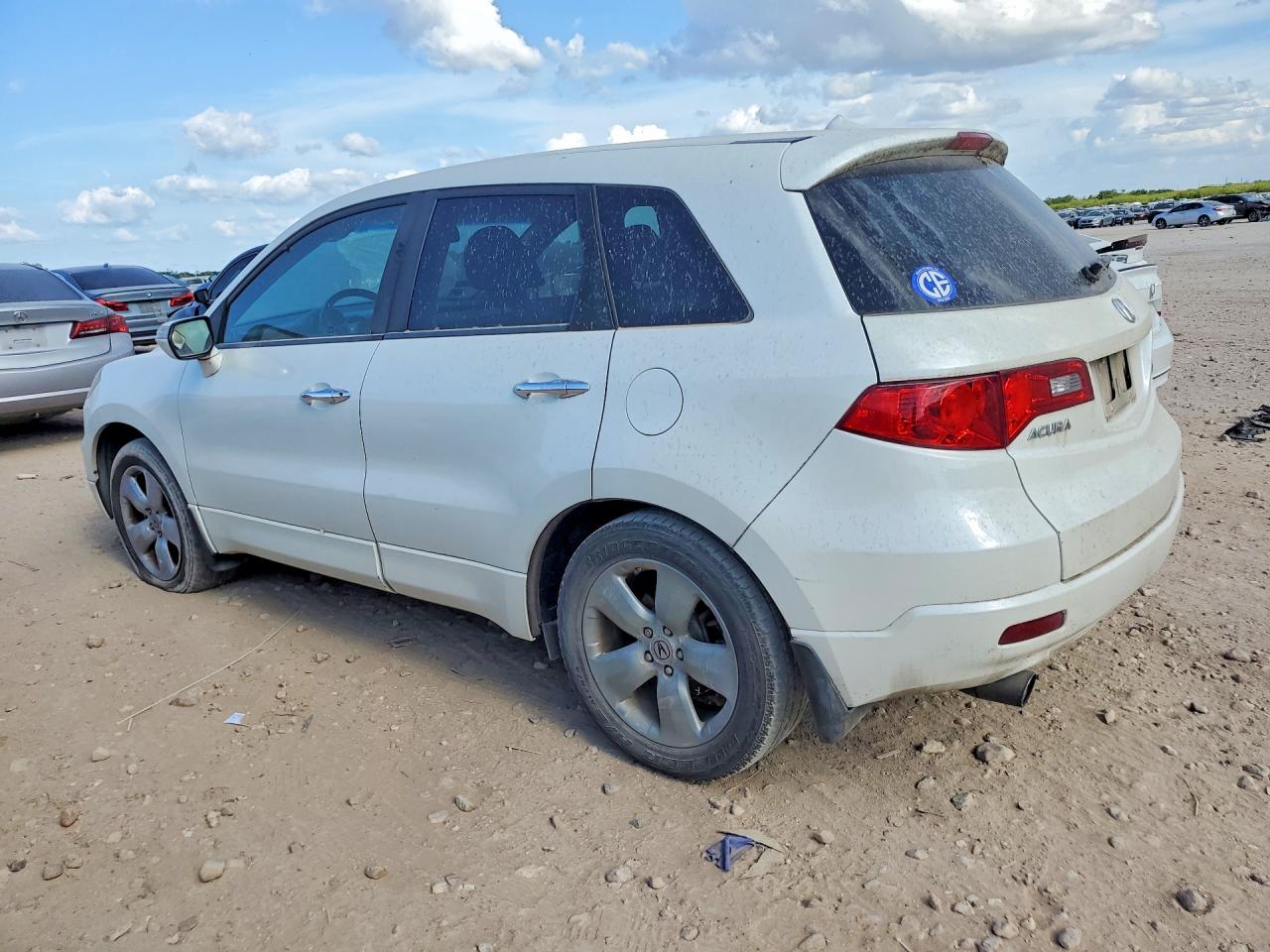 2009 Acura Rdx White vin: 5J8TB18249A008422