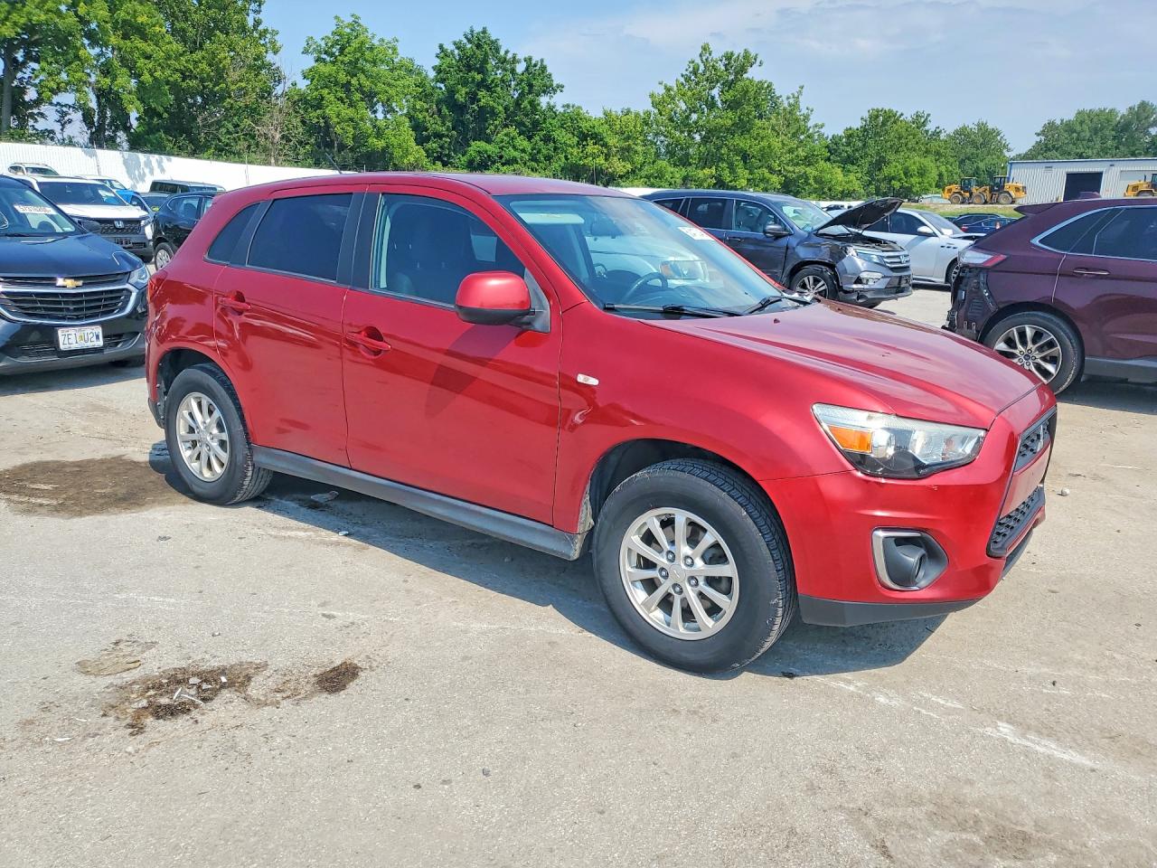 2013 Mitsubishi Rvr Se Red vin: 4A4AJ3AU5DE607064