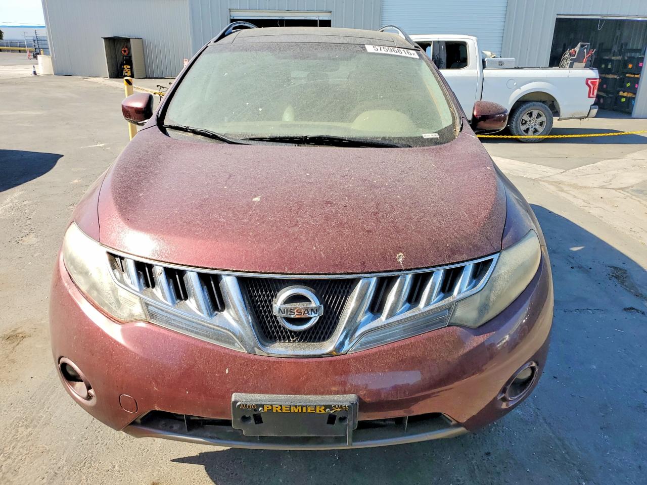 2010 Nissan Murano S Maroon vin: JN8AZ1MU4AW004200