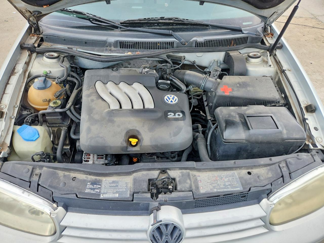2000 Volkswagen Golf Gls Silver vin: WVWGA21J7YW537875