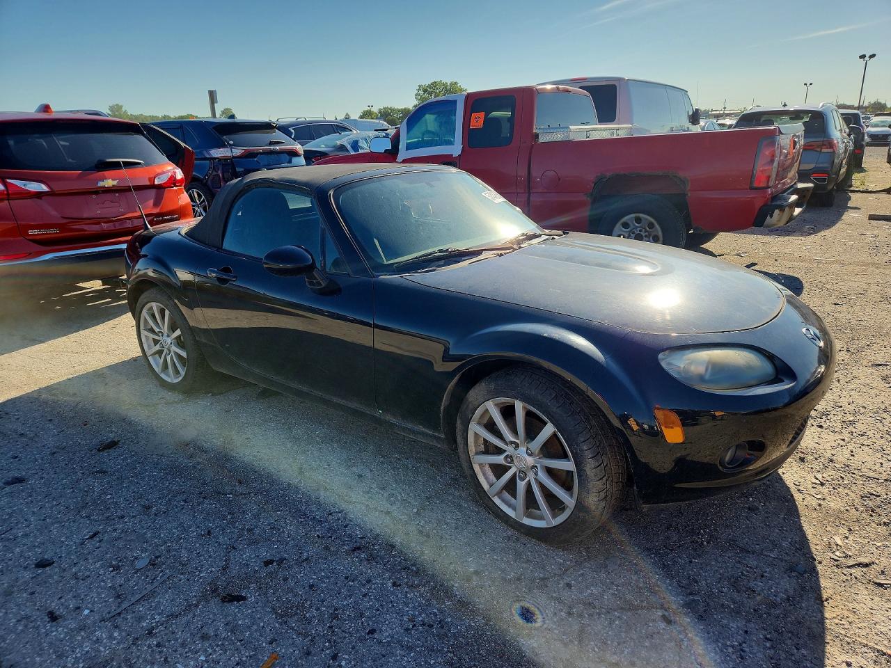 2006 Mazda Mx-5 Miata Black vin: JM1NC25F960119034