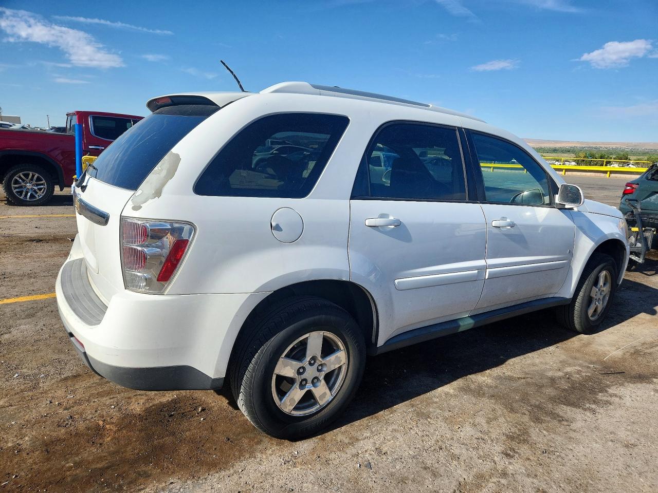 2008 Chevrolet Equinox Lt White vin: 2CNDL33F786059815