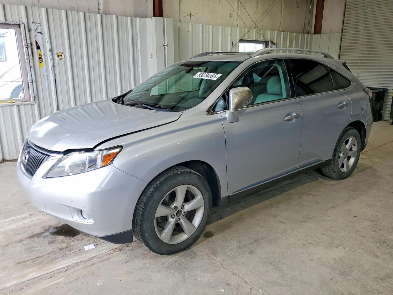 2010 Lexus Rx 350 Silver vin: 2T2BK1BA1AC053355