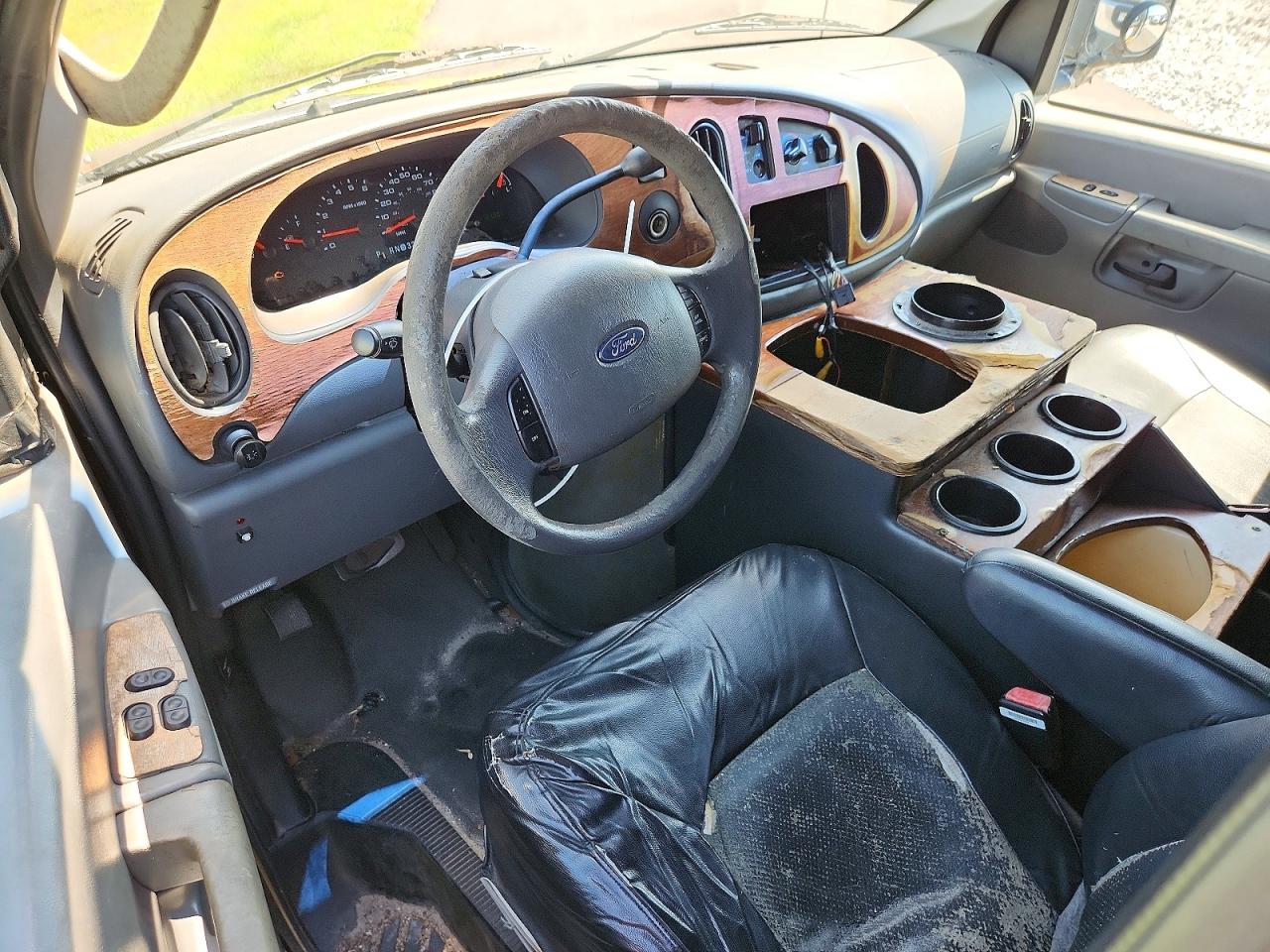 2006 Ford Econoline E350 Super Duty Cutaway Van Black vin: 1FDWE35L36HB01863