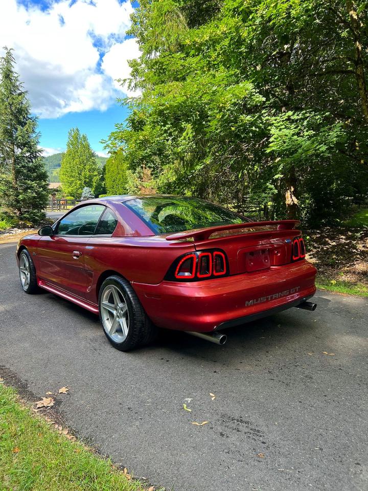 1996 Ford Mustang Gt Красный vin: 1FALP42XXTF190133