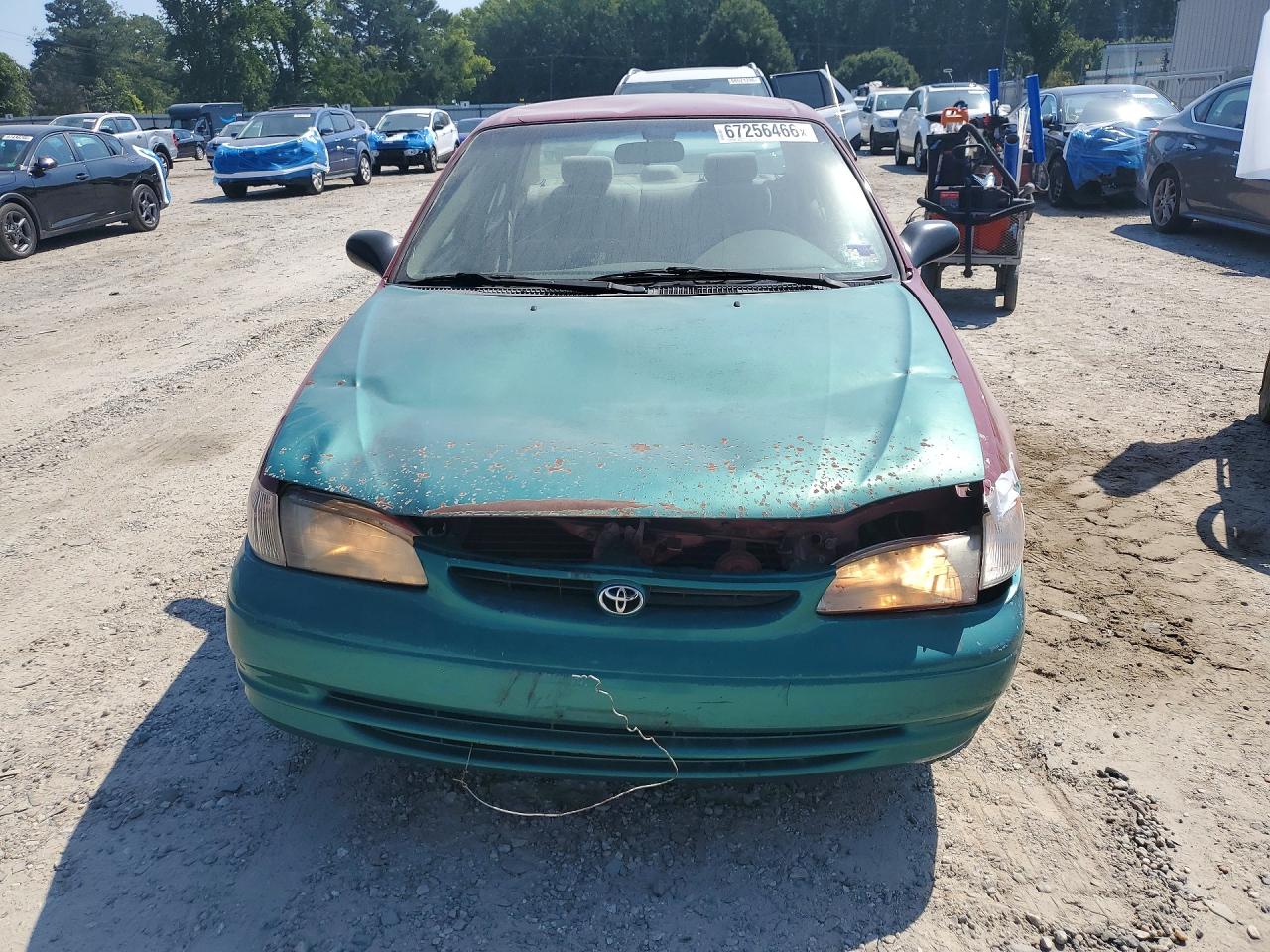 1998 Toyota Corolla Ve Red vin: 2T1BR12E9WC036071