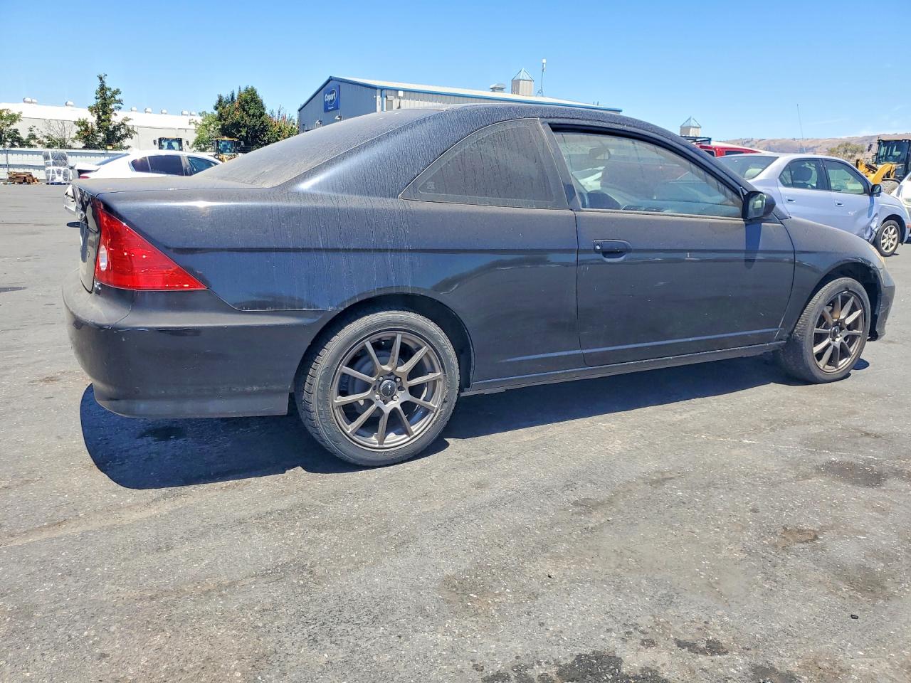 2005 Honda Civic Lx Black vin: 1HGEM22505L030797