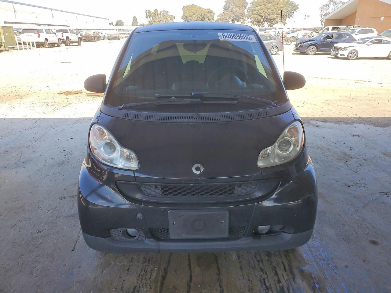 2009 Smart Fortwo Pure Black vin: WMEEJ31X79K273021