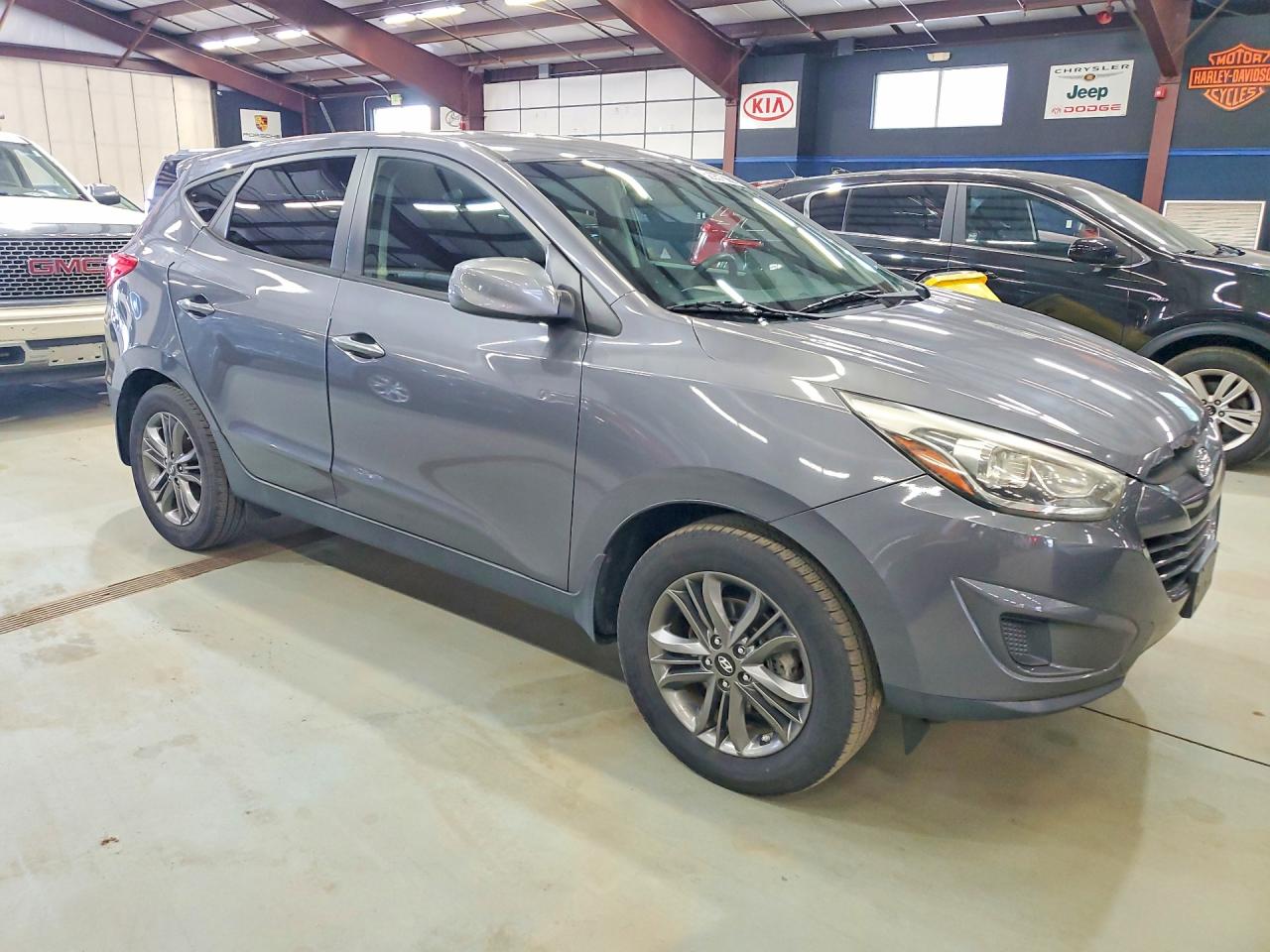 2014 Hyundai Tucson Gls Gray vin: KM8JTCAF7EU882795