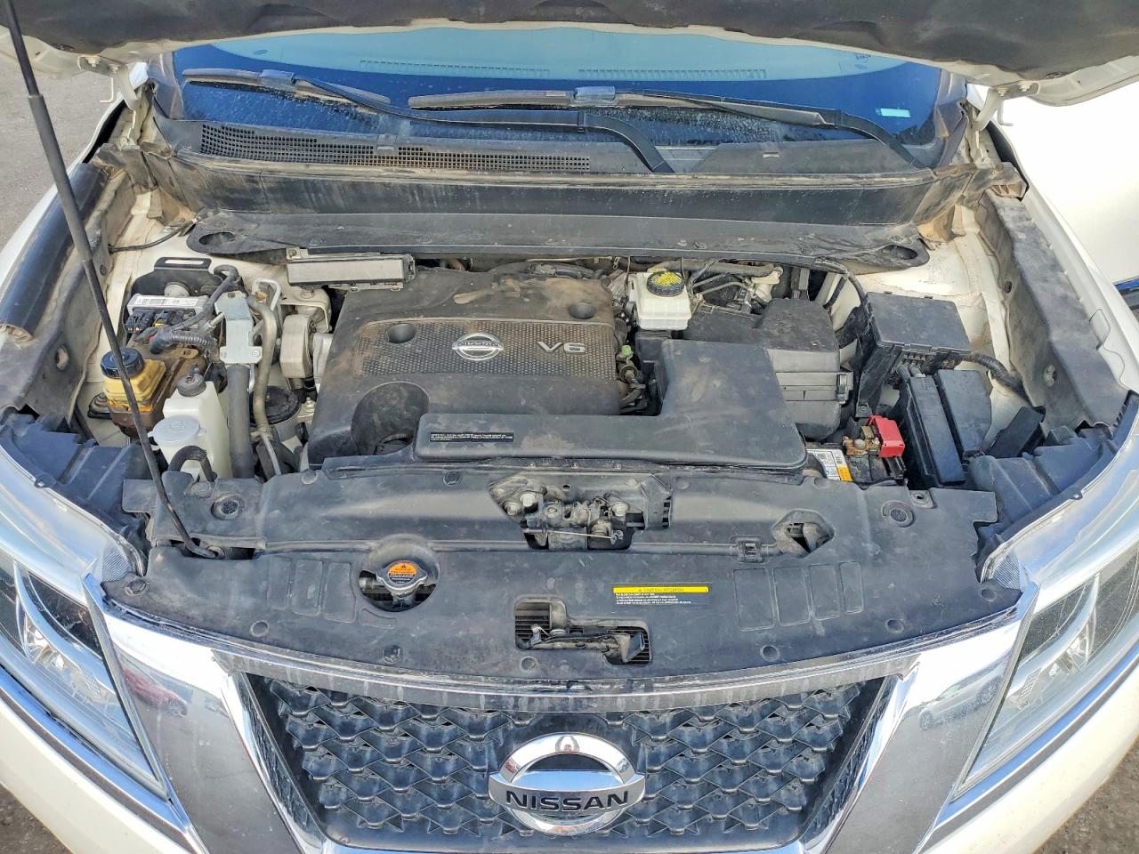 2014 Nissan Pathfinder Sl White vin: 5N1AR2MN4EC637700