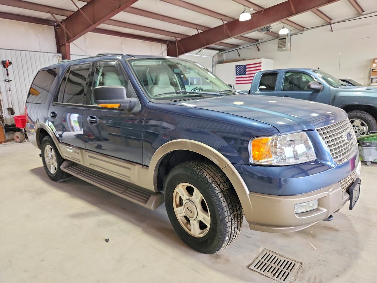 2003 Ford Expedition Eddie Bauer Blue vin: 1FMPU18L53LB92229