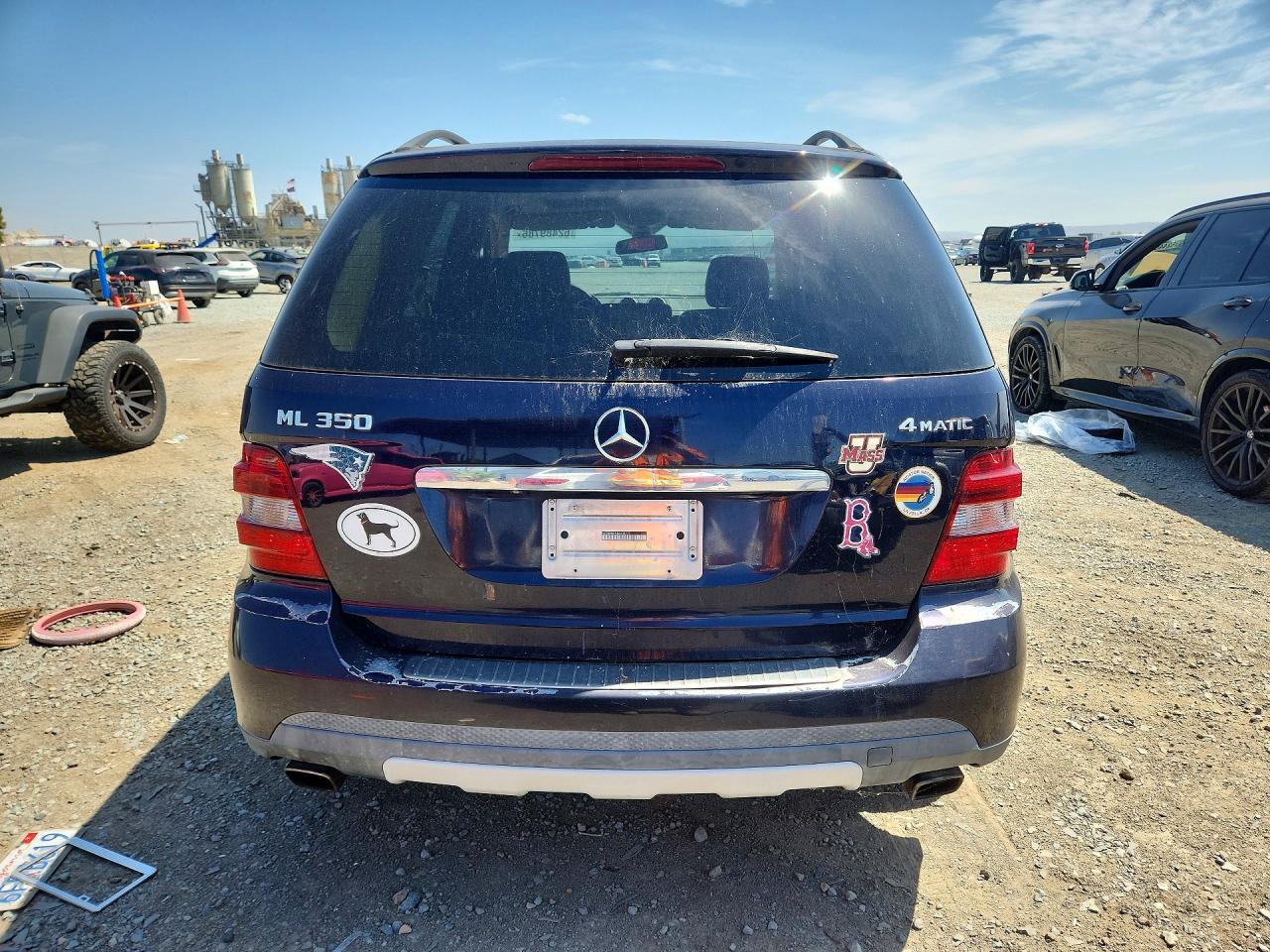 2008 Mercedes-benz Ml 350 Blue vin: 4JGBB86E58A438177
