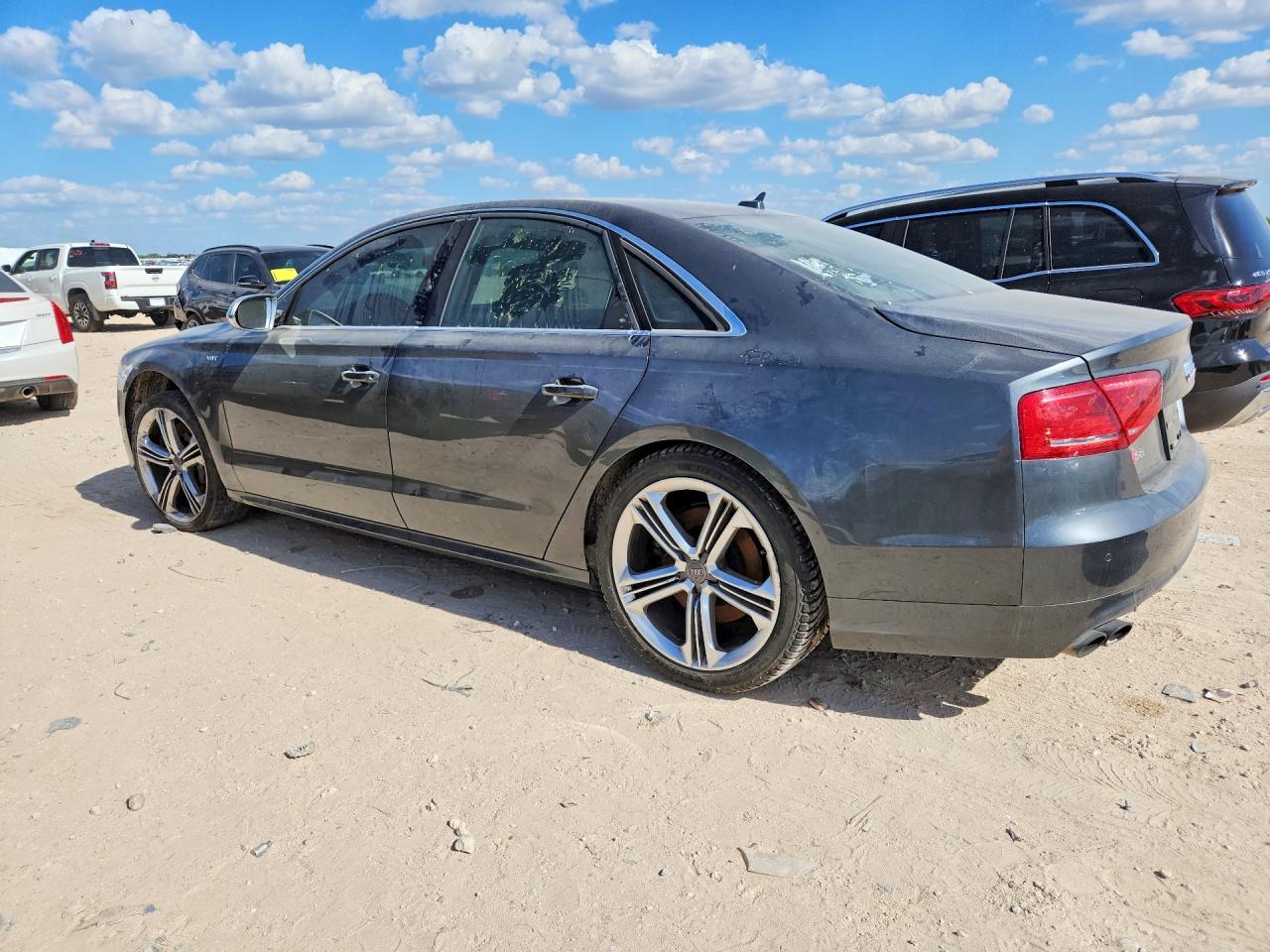 2014 Audi S8 Quattro Gray vin: WAUD2AFD2EN005686