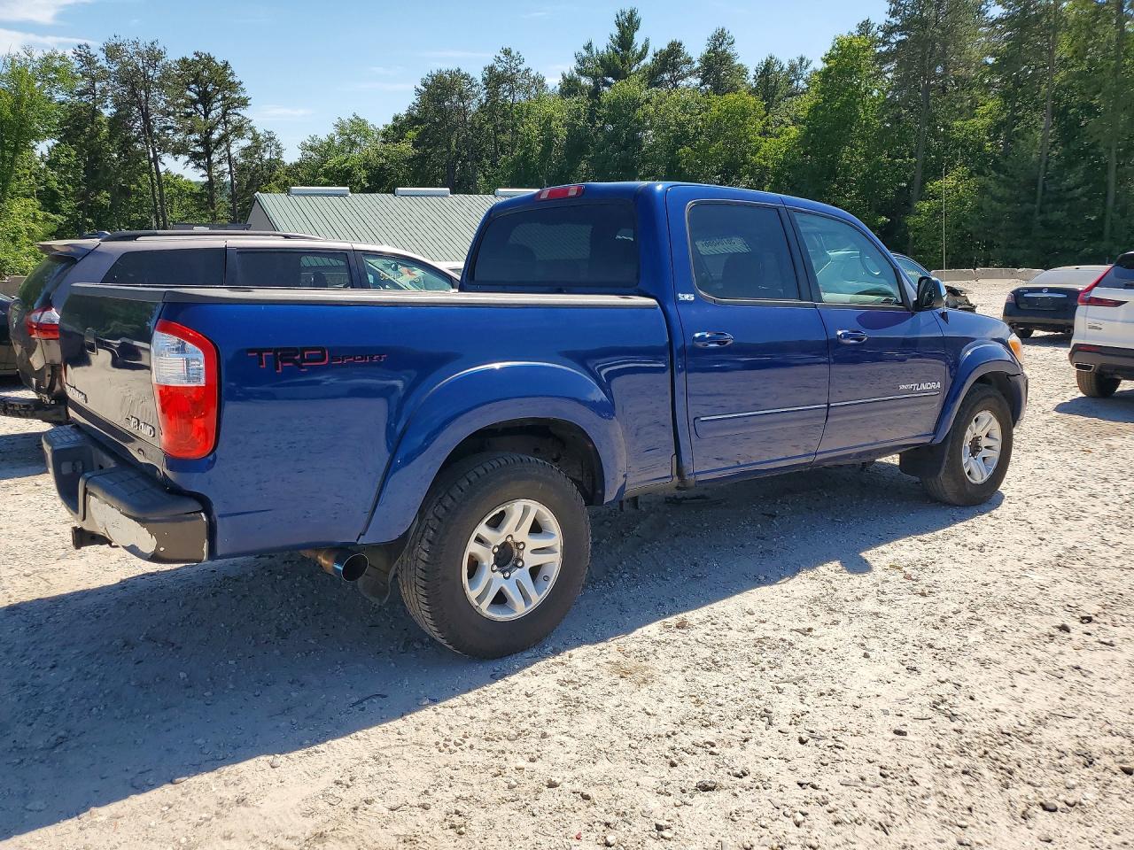 2006 Toyota Tundra Double Cab Sr5 Синий vin: 5TBDT44176S514624