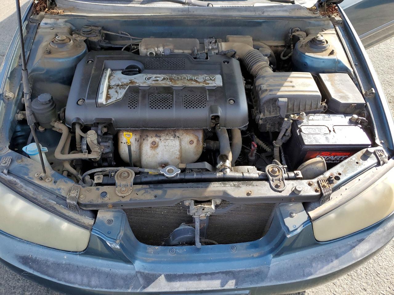 2003 Hyundai Elantra Gls Teal vin: KMHDN45DX3U567458