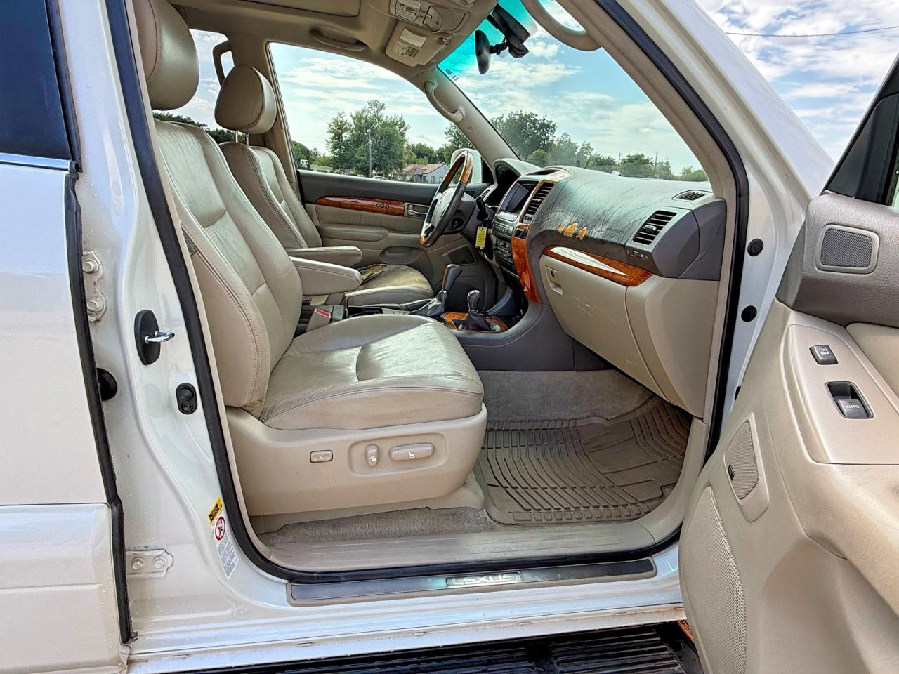 2006 Lexus Gx 470 White vin: JTJBT20X260118615