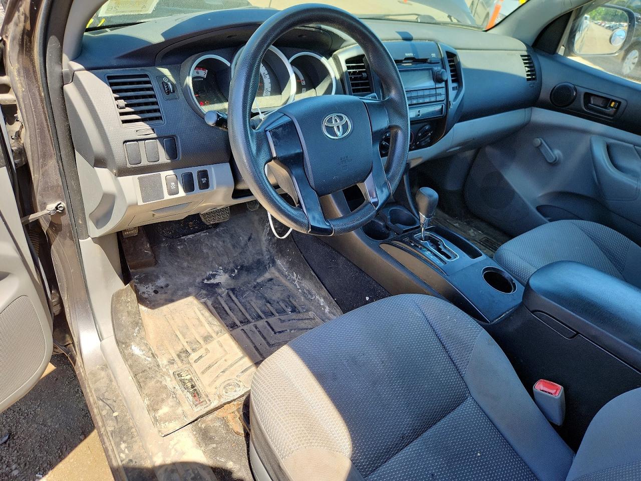 2012 Toyota Tacoma Base Gray vin: 5TFPX4EN9CX008325