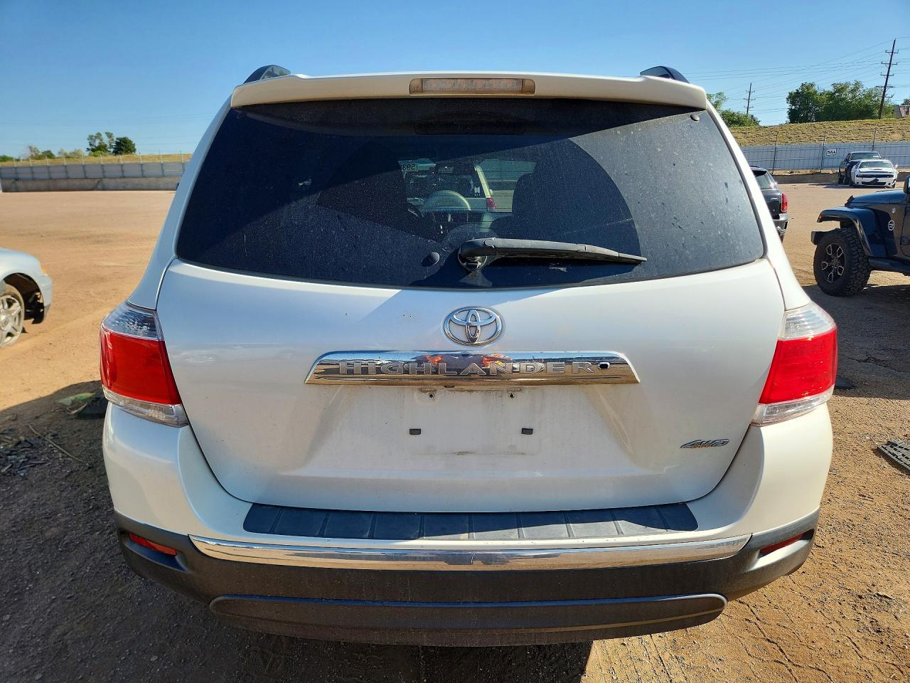 2013 Toyota Highlander Se White vin: 5TDBK3EH1DS220463