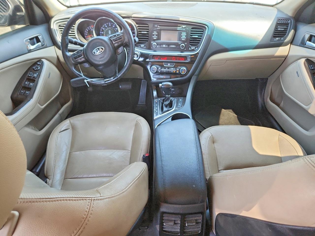2014 Kia Optima Ex Brown vin: 5XXGN4A79EG264522