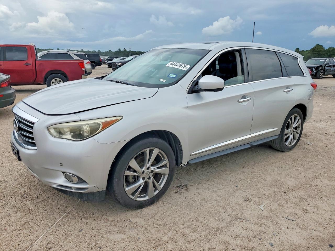 2013 Infiniti Jx35 Base Silver vin: 5N1AL0MN2DC333768