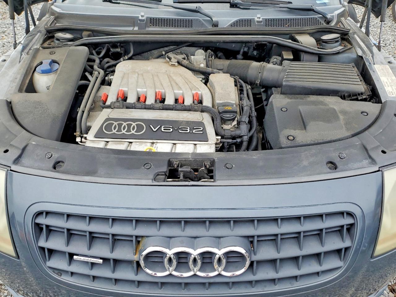 2005 Audi Tt 3.2 Quattro Gray vin: TRUWF28NX51006044