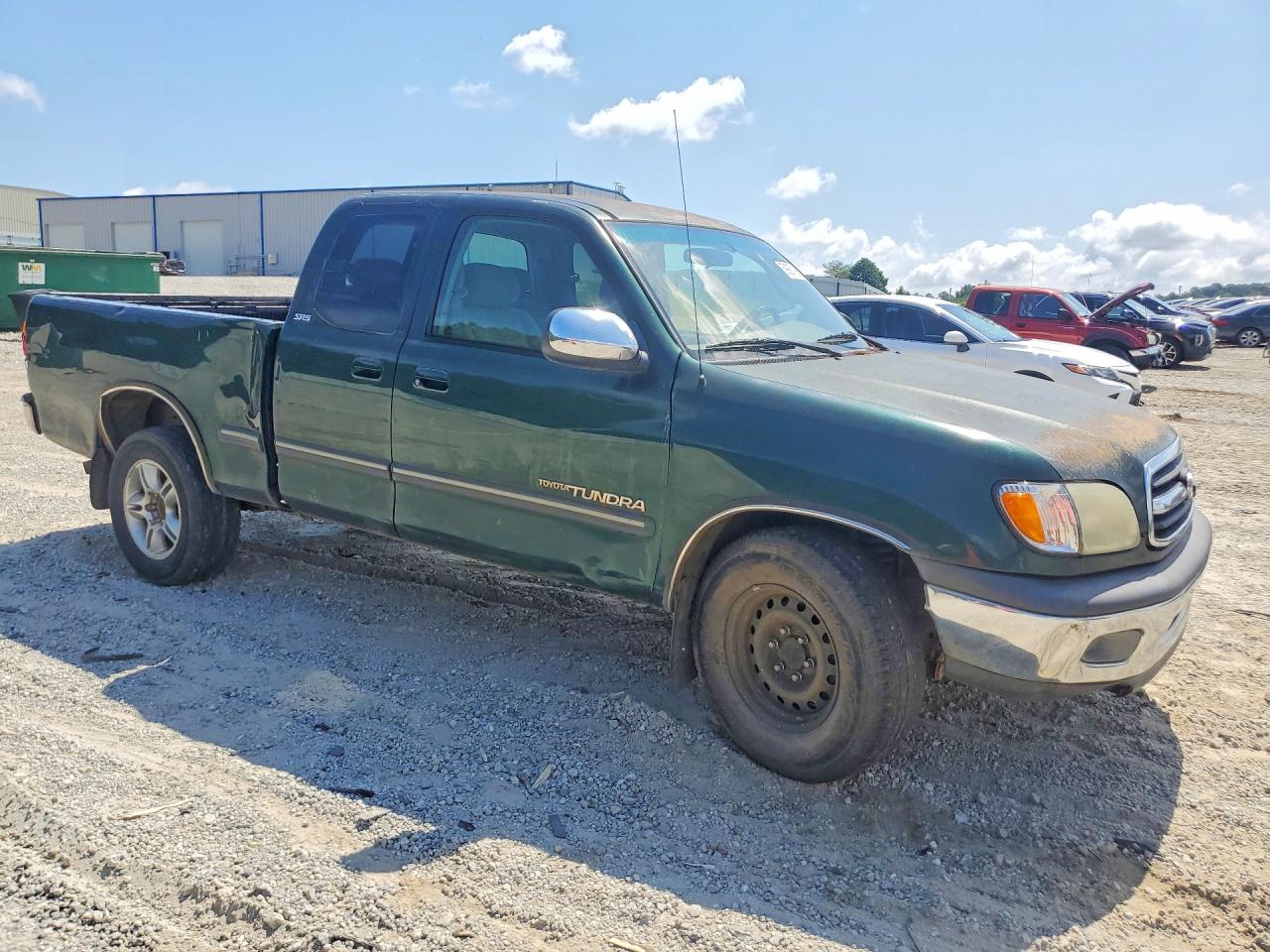 2002 Toyota Tundra Sr5 V8 Green vin: 5TBBT44132S327401