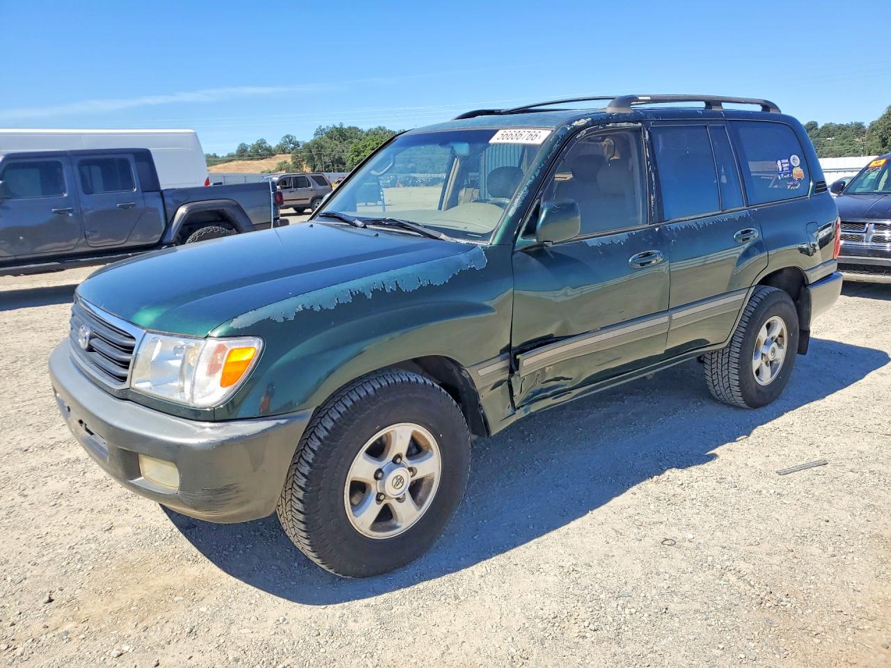 1999 Toyota Land Cruiser Base Green vin: JT3HT05J7X0068905