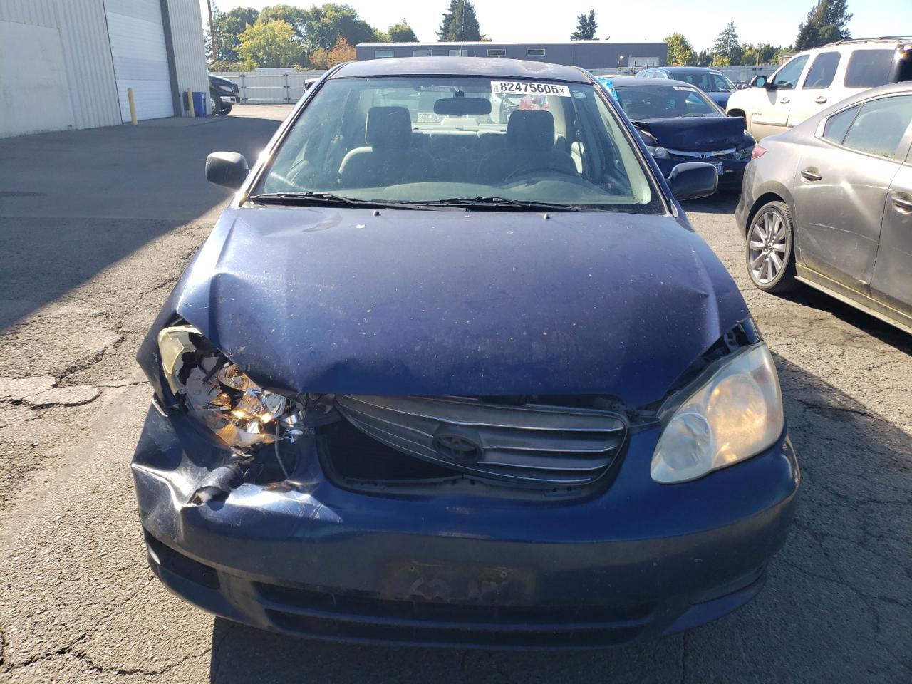 2004 Toyota Corolla Ce Blue vin: 1NXBR32E14Z221626