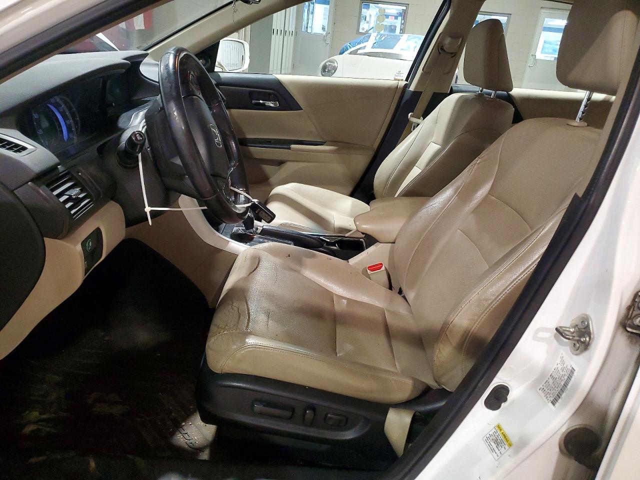 2013 Honda Accord Exl White vin: 1HGCR2F87DA176363