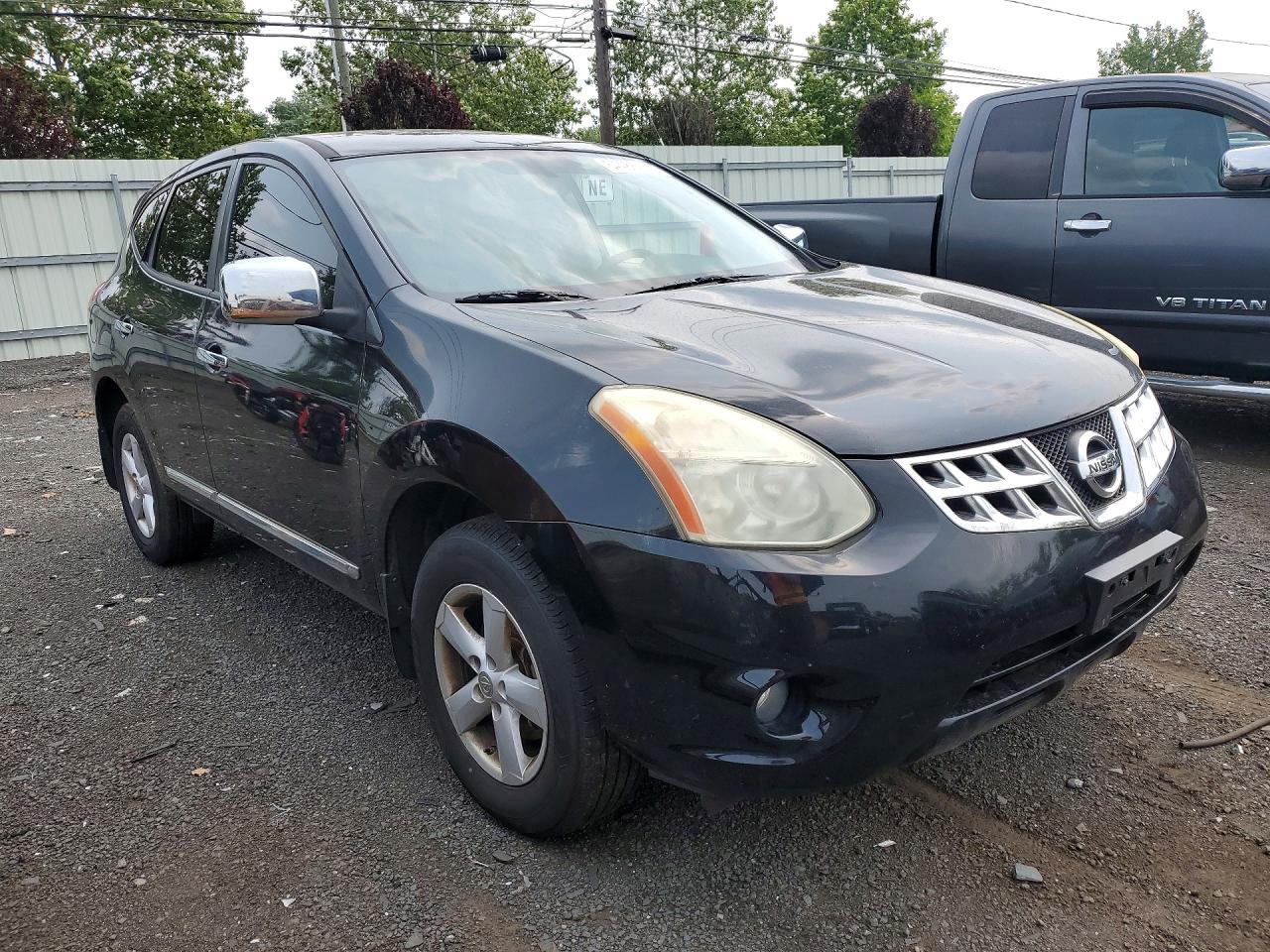 2012 Nissan Rogue S Черный vin: JN8AS5MV7CW387007