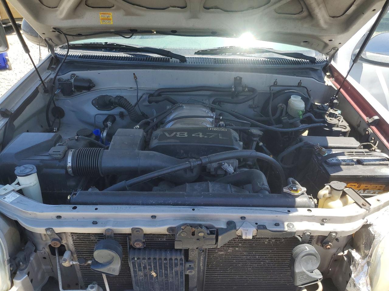 2001 Toyota Tundra Sr5 Silver vin: 5TBRT34151S187973