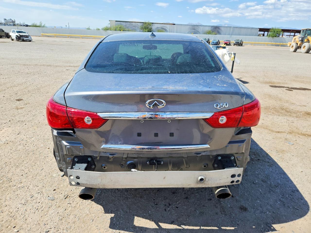 2015 Infiniti Q50 Premium Silver vin: JN1BV7AP4FM358172