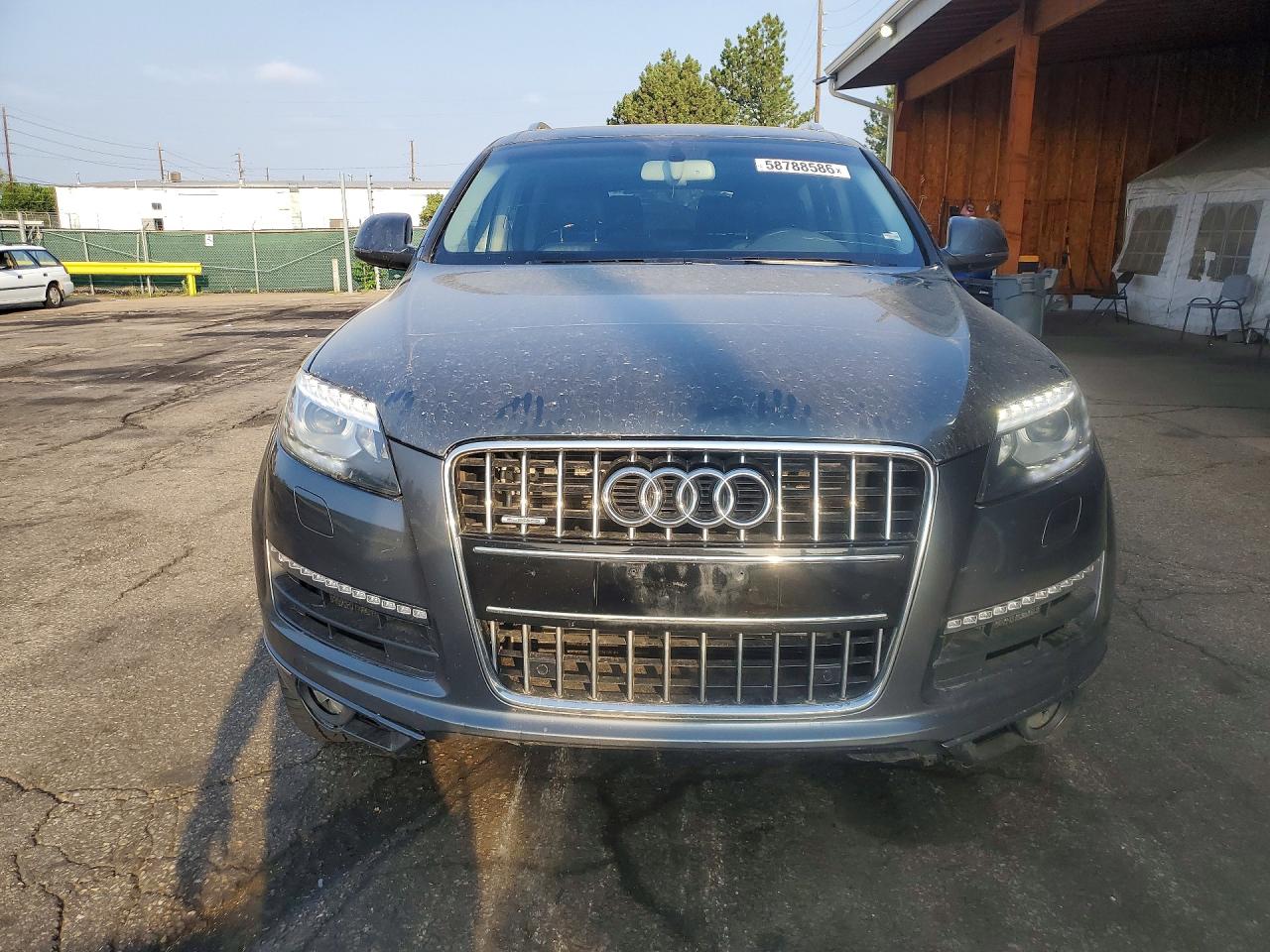2012 Audi Q7 Premium Plus Gray vin: WA1LGAFE0CD010018