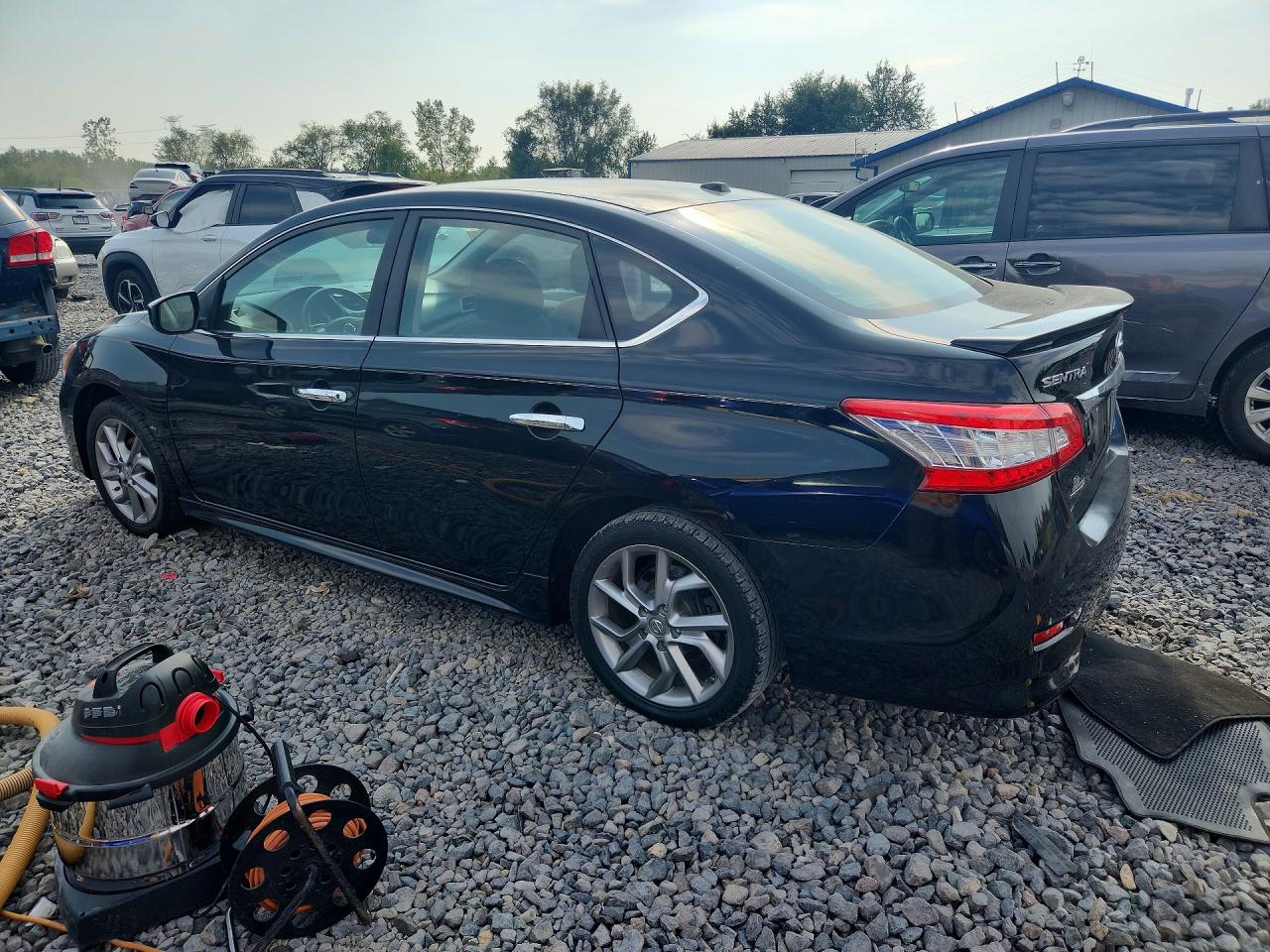 2013 Nissan Sentra S Black vin: 3N1AB7AP0DL687625