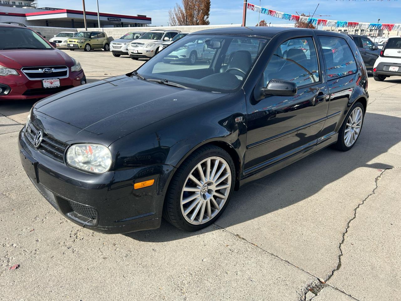 2004 Volkswagen R32 Черный vin: WVWKG61J34D099569