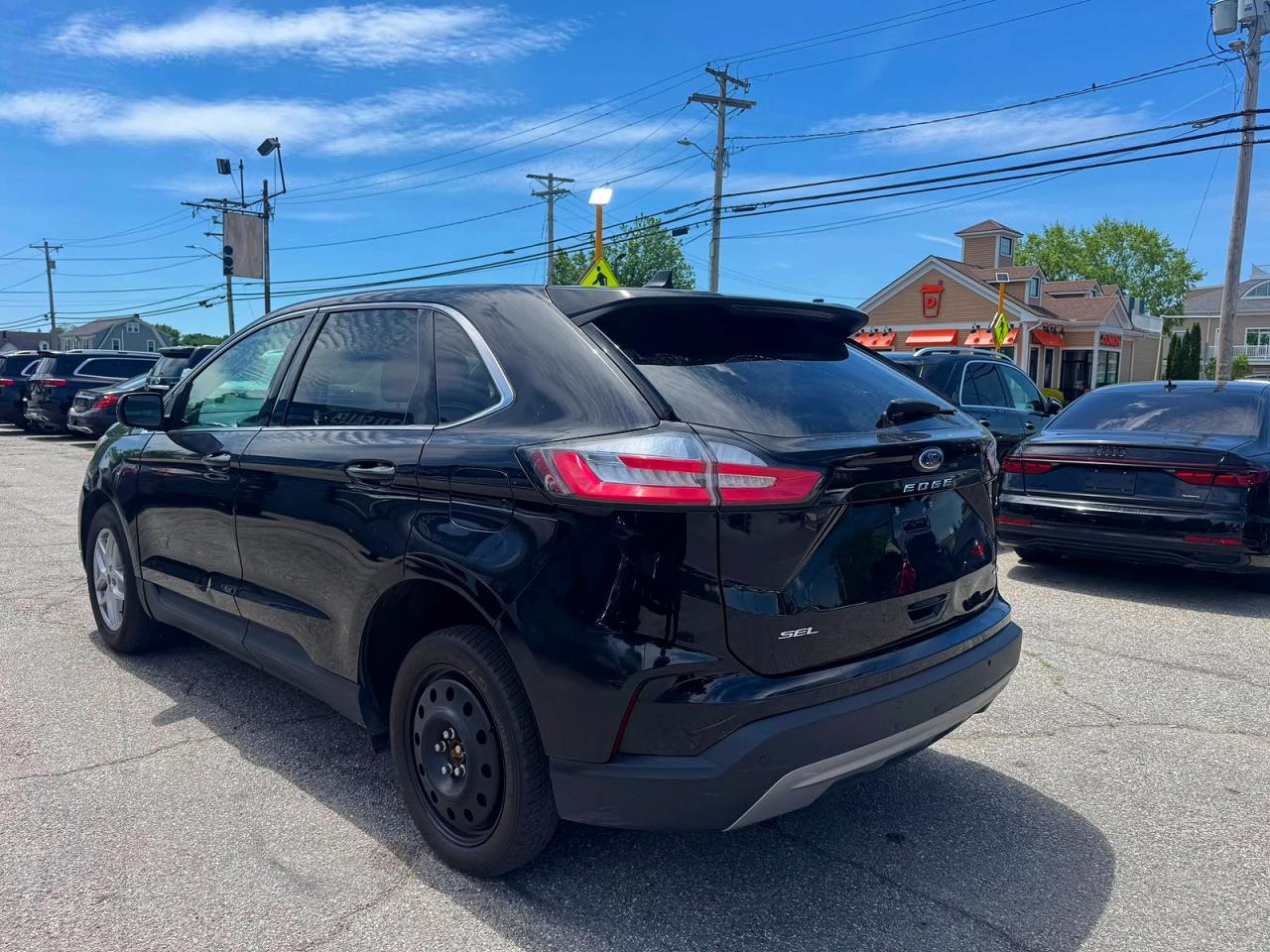 2022 Ford Edge Sel Черный vin: 2FMPK4J94NBA31413
