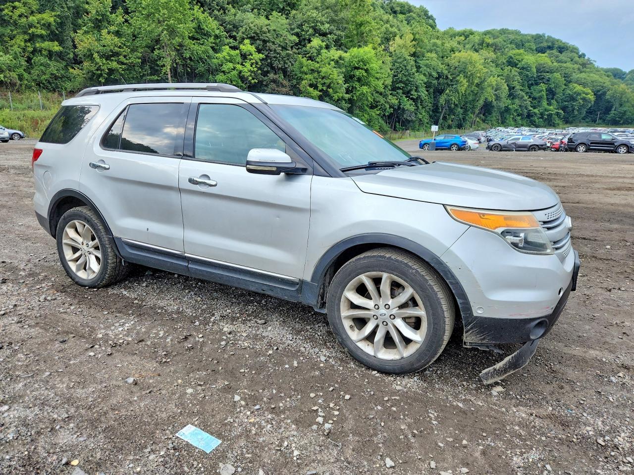 2013 Ford Explorer Limited Серебряный vin: 1FM5K8F8XDGA77754